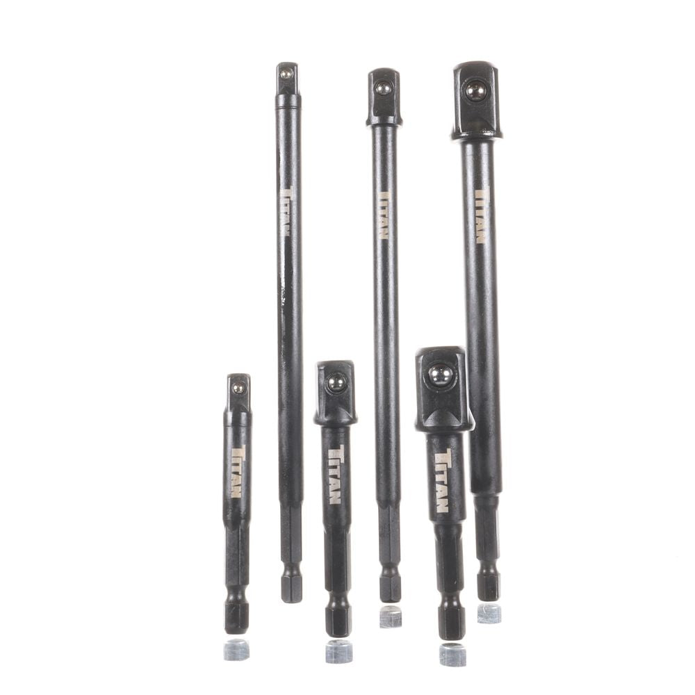 Titan 6pc Impact Grade Socket Drive Adapter Set - 12087