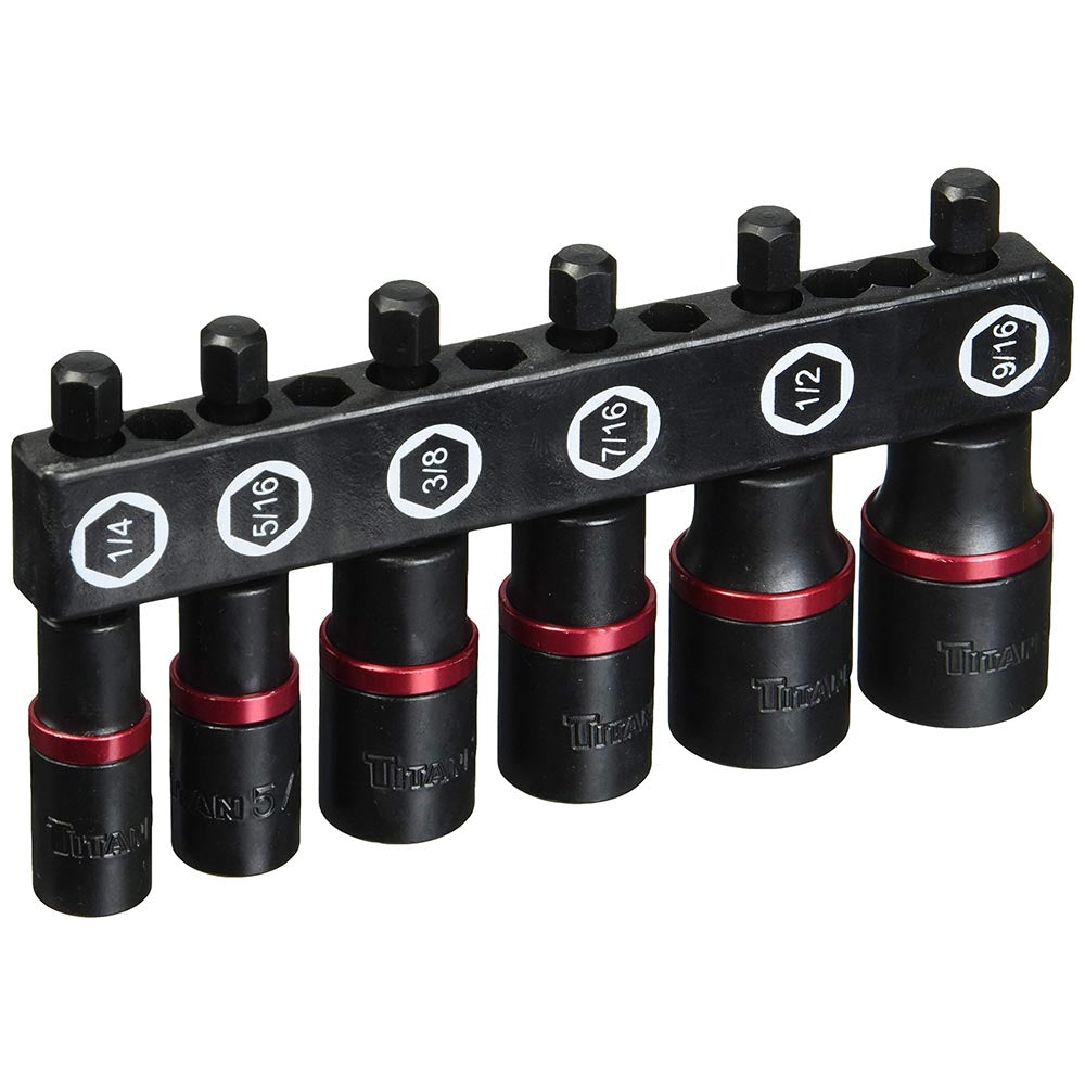 Titan 6pc SAE Impact Grade Nut Driver Set - 15222