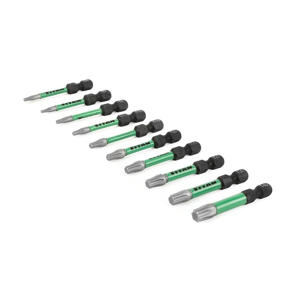 Titan 10pc Impact Grade Star Bit Set - 16076