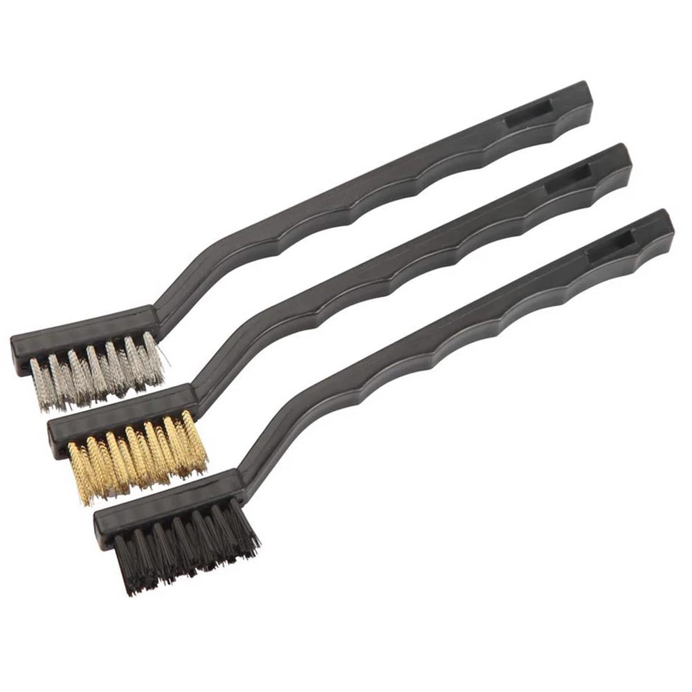 Tolsen 3pc Mini Wire Brush Assortment - 32059