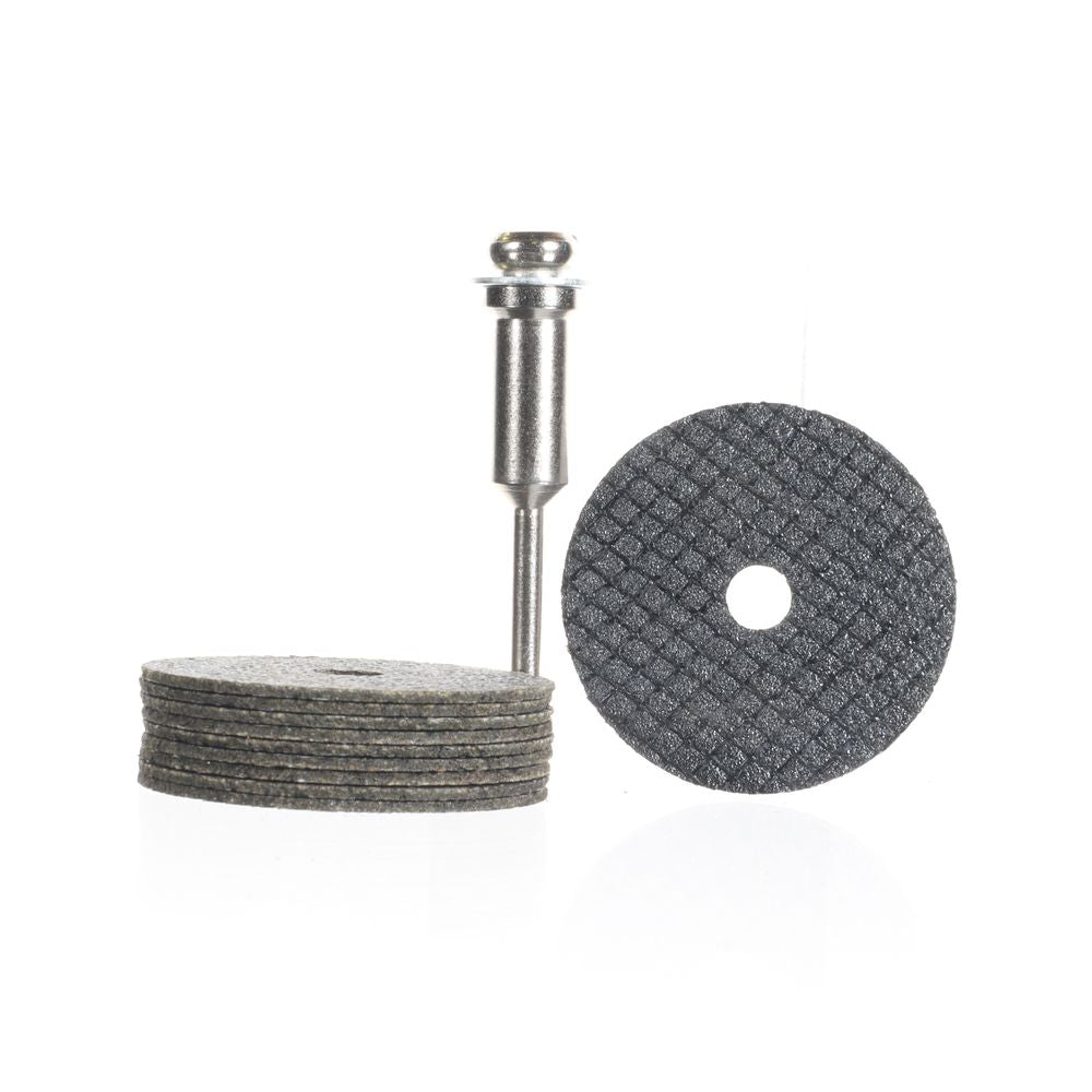 10pc 1-1/2in Cut-Off Wheels w/ Mandrel - 80510