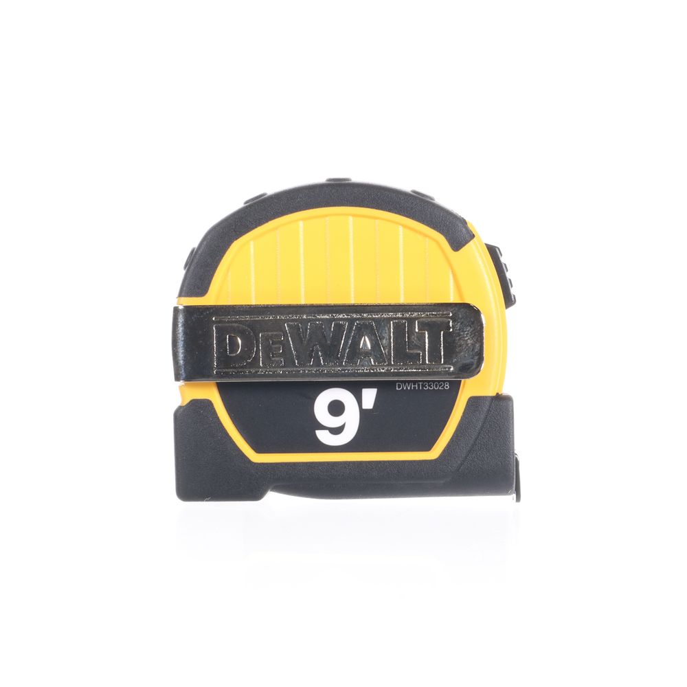 Dewalt 9ft Pocket Tape Measure w/ Clip and Magnetic Back- DWHT33028