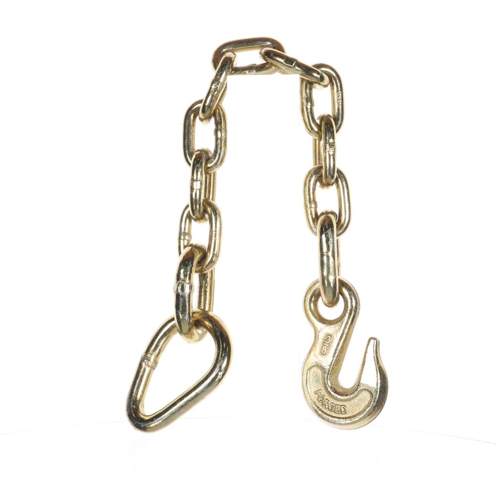 Boxer 18in Anchor Chain w/ Oval Ring and Clevis Hook