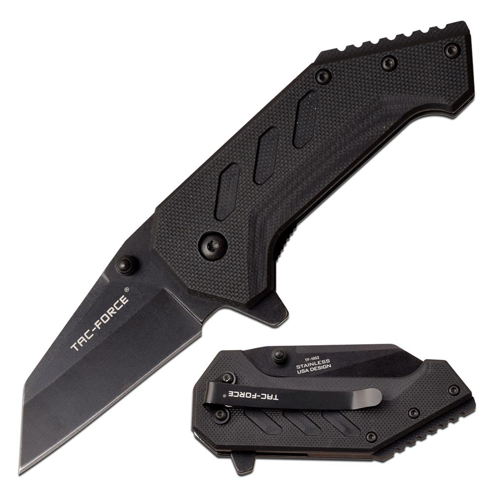Black 2.5in Tanto Knife w/ G10 Handle - TF1032Bk