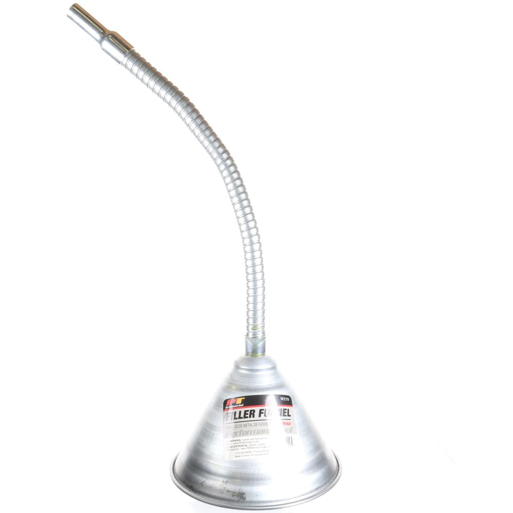 Performance Tool Metal Funnel w/ Flex Spout - W219