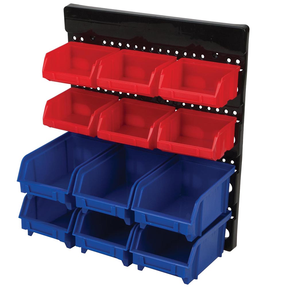 Performance Tool 12pc Wall Mount Organizer - W530