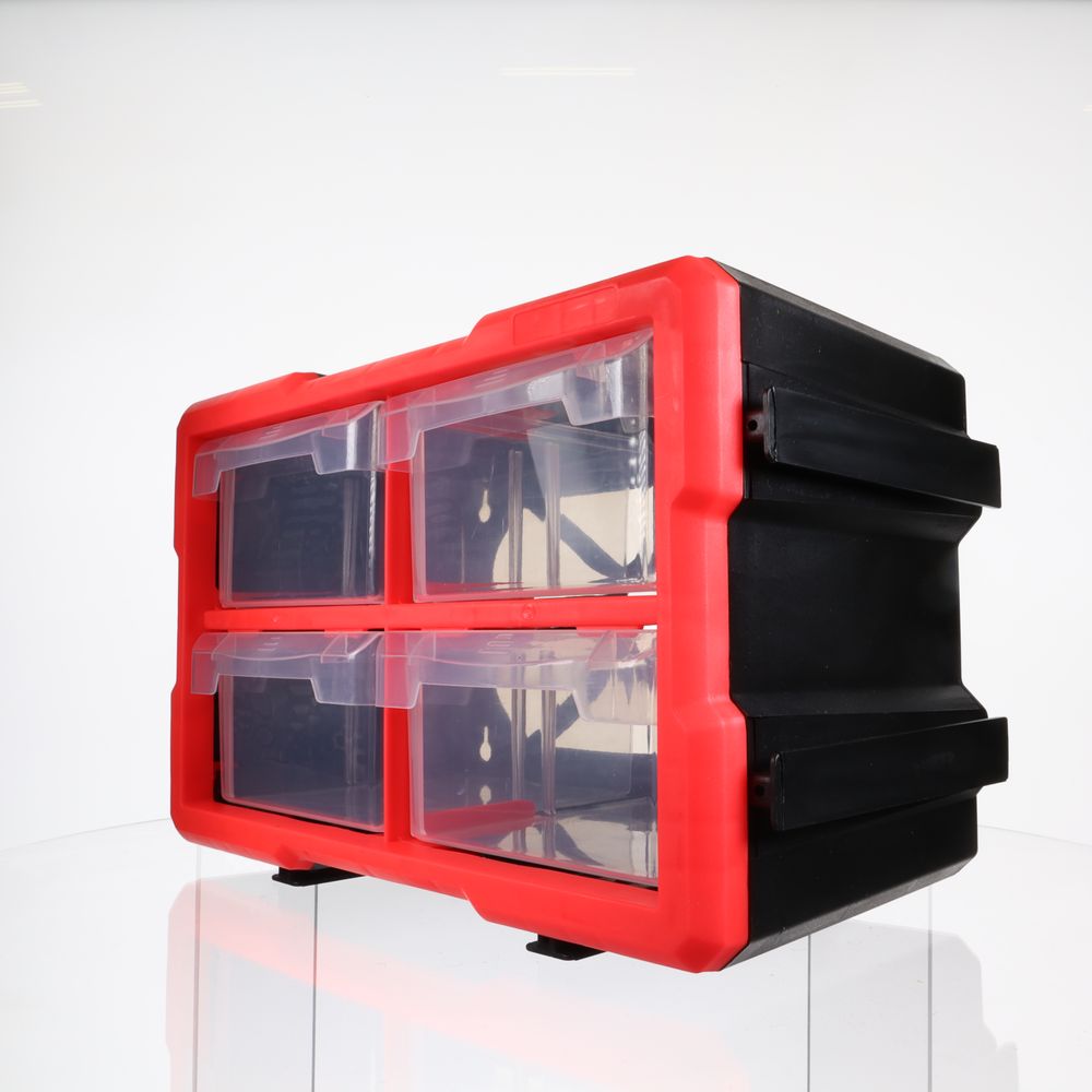 Performance Tools 4 Drawer Interlocking Storage - W5911