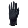Form-fitting nitrile glove with a flexible design, smooth finish, and extended cuff for wrist coverage.