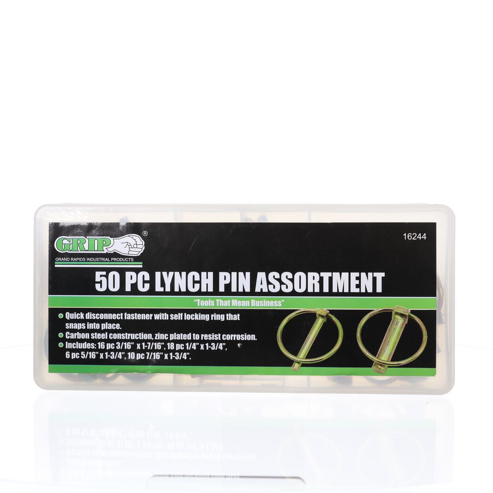 50pc Lynch Pin Assortment - 16244