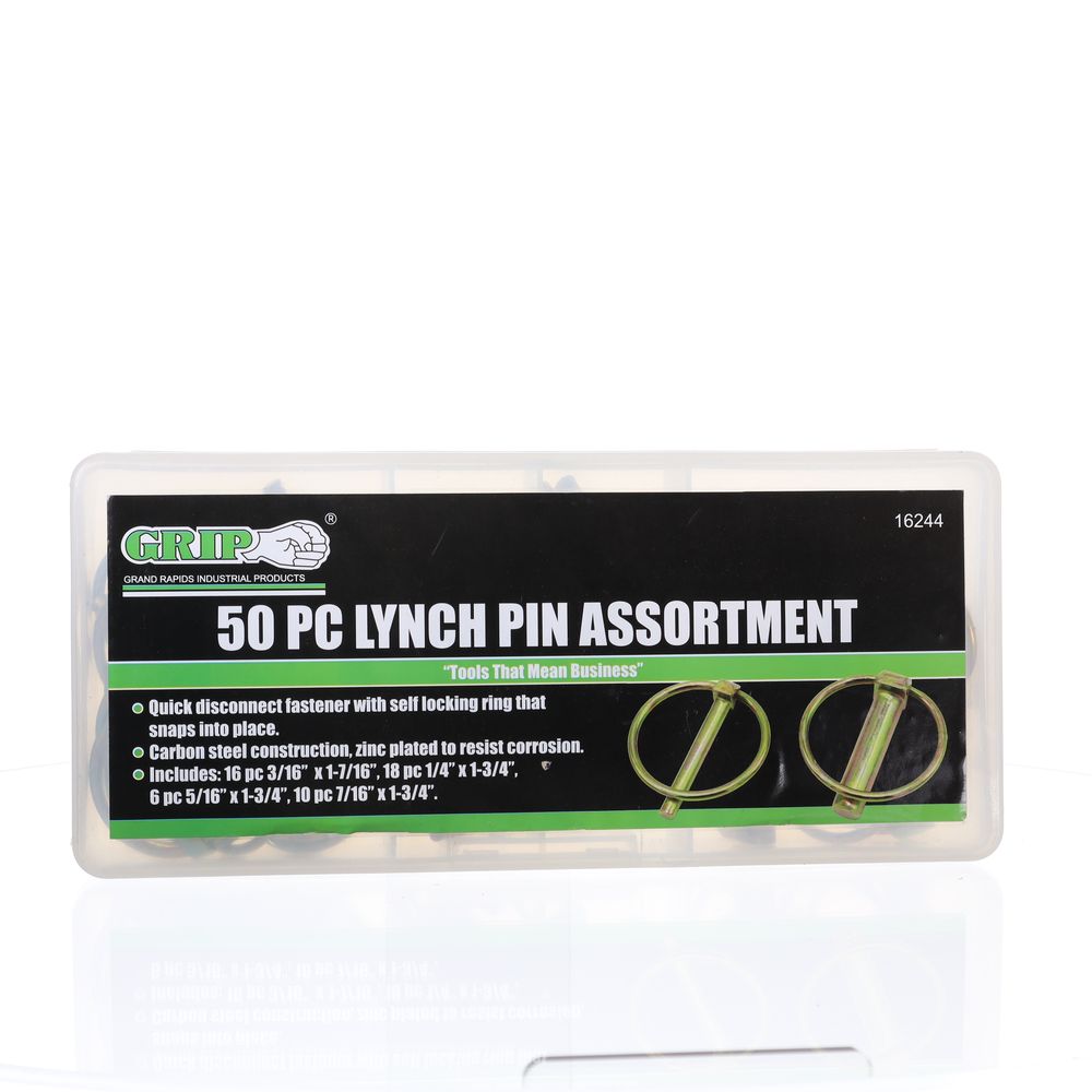 50pc Lynch Pin Assortment - 16244