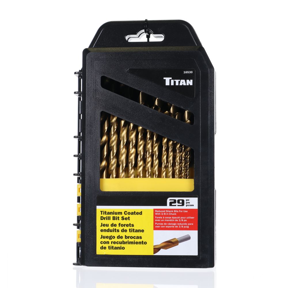 Titan 29pc Titanium Coated Drill Bits - 16530