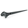 Titan adjustable spud wrench with tapered handle for aligning bolt holes and adjustable jaw for gripping fasteners
