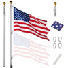 Telescopic American Flag Pole Kit 20ft – 20FLAGT