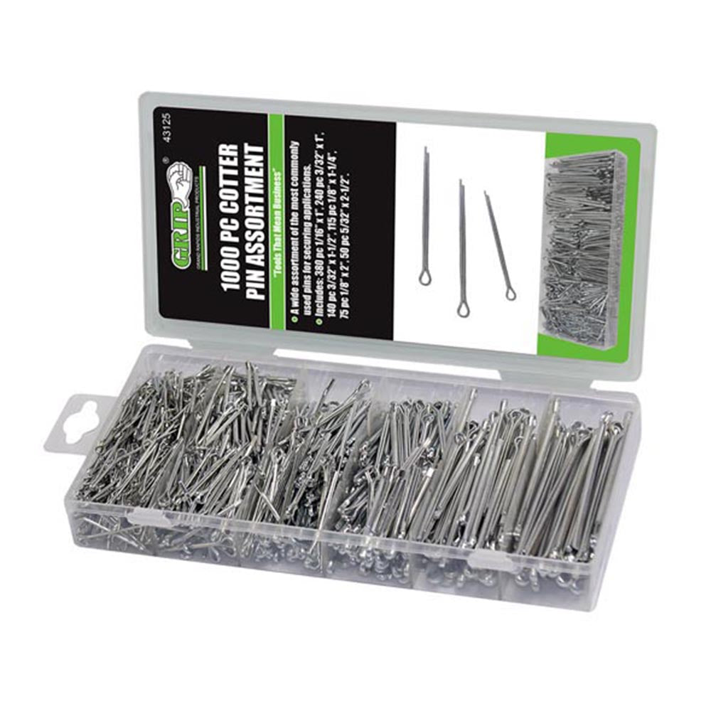 1000pc Cotter Pin Assortment - 43125