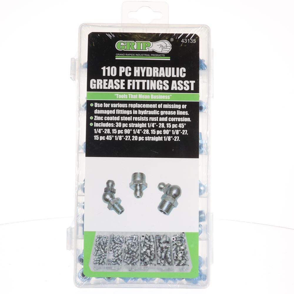 110pc Grease Fitting Assortment - 43135