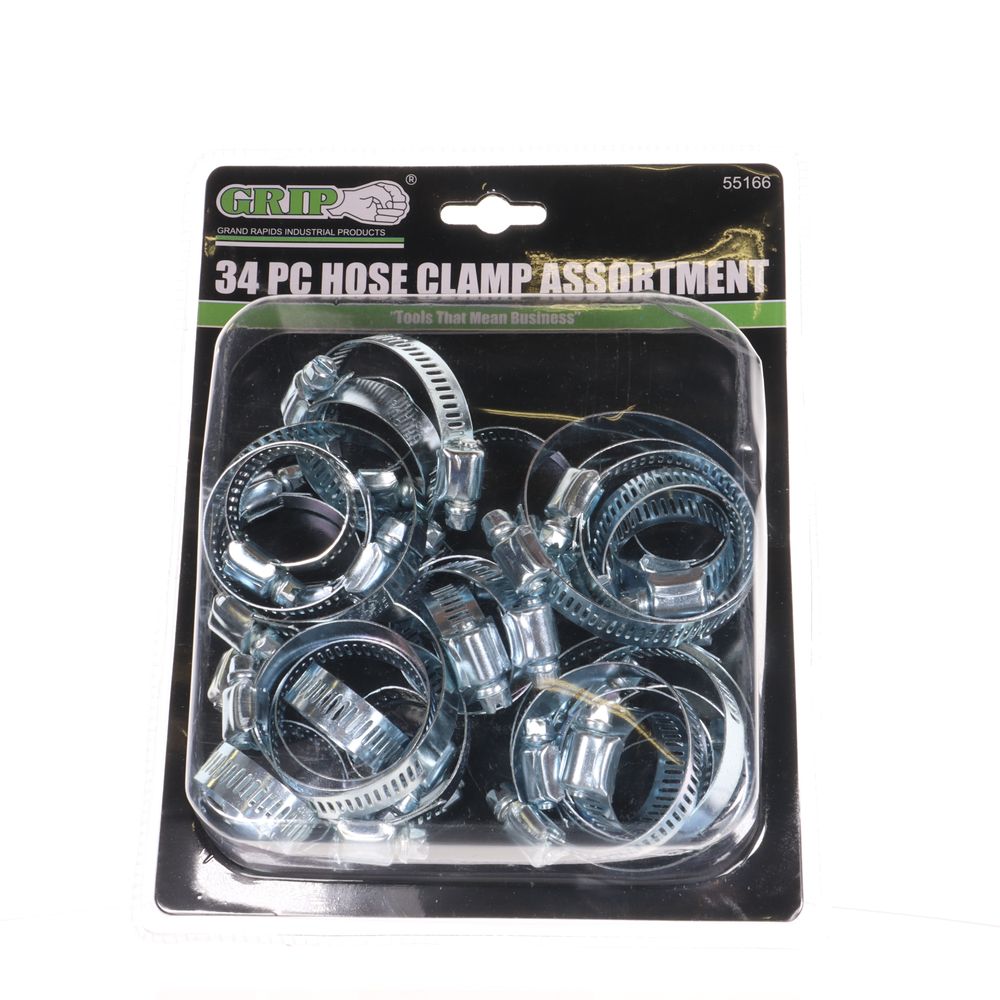 34pc Hose Clamp Assortment - 55166