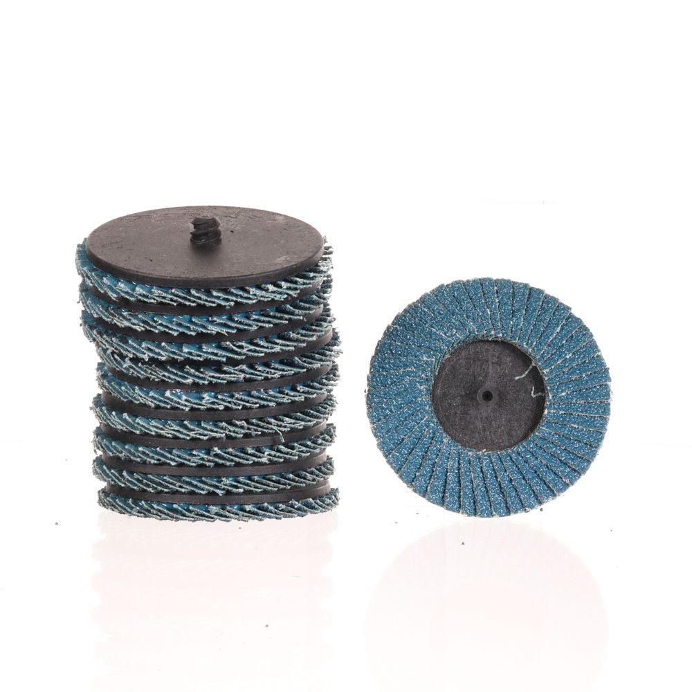 10pc 40 Grit 3in Roll-Lock Flap Discs - 81030