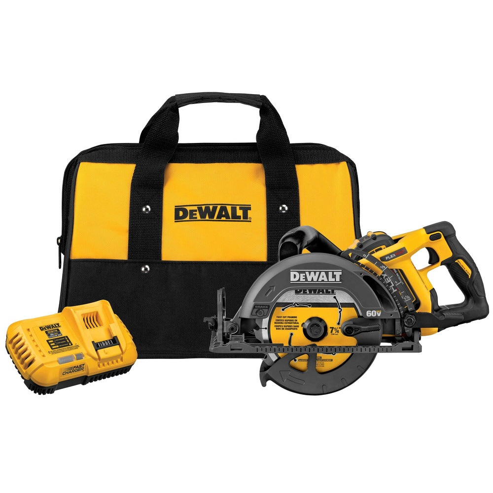 Dewalt 60V FLEXVOLT 7-1/4in Worm Drive Circular Saw - DCS577X1