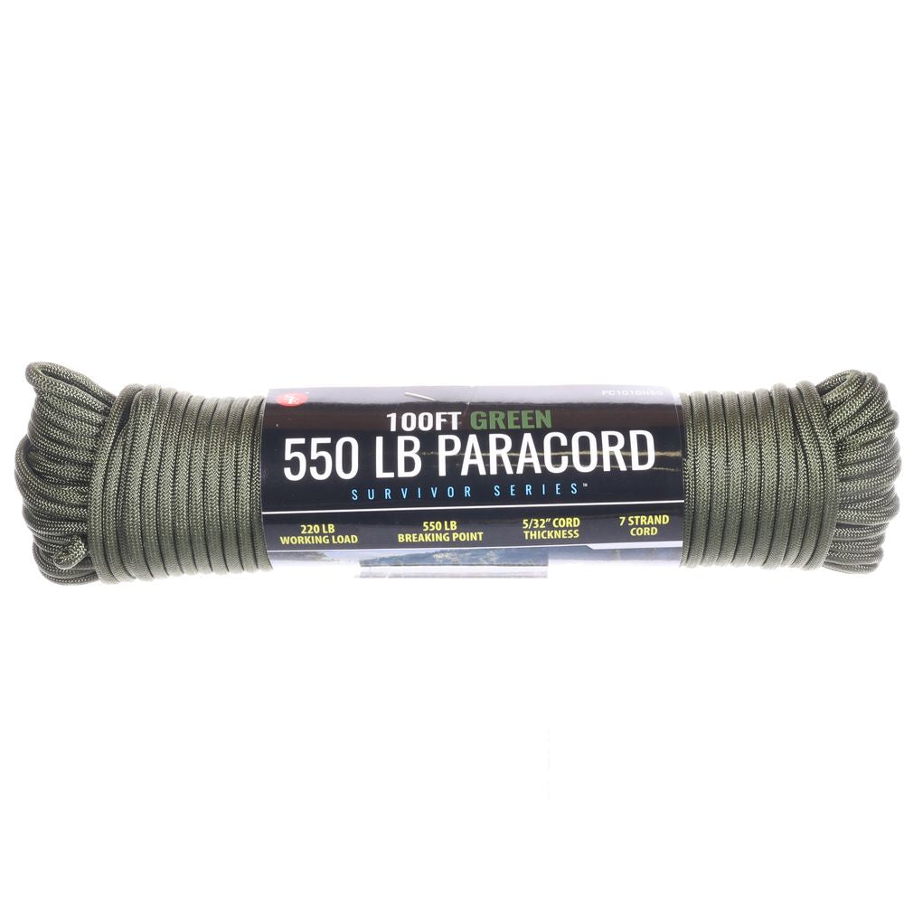 100ft Green Paracord - PC101GN55