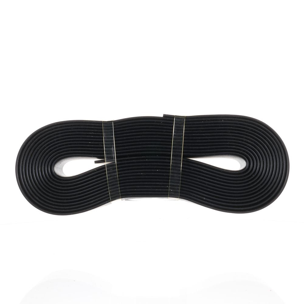 Simple Strap 3mm Heavy Duty Rubber Tie Down Black- SS-2-BLK