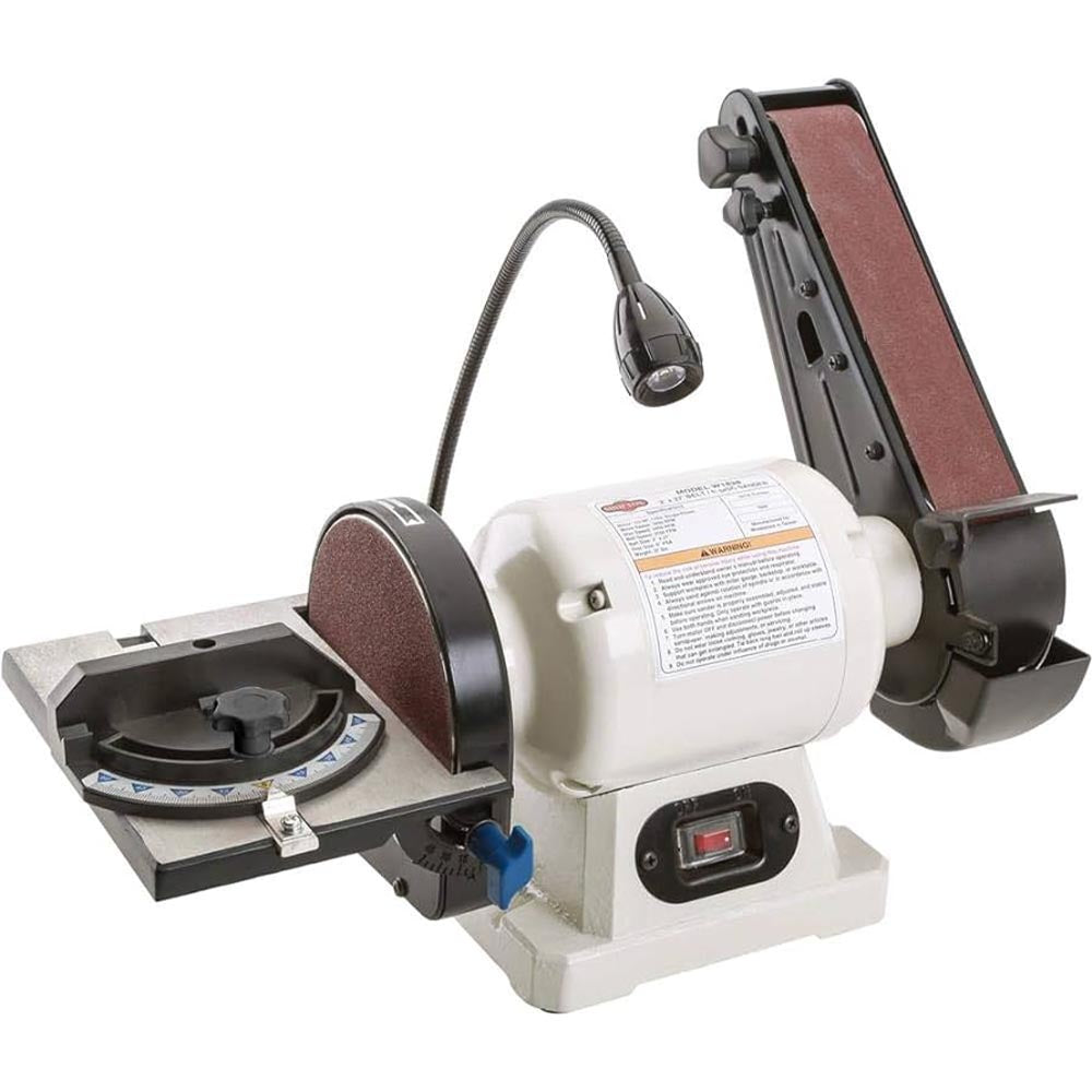 Shop Fox 2in x 27in Belt / 6in Disc Combo Benchtop Sander - W1838