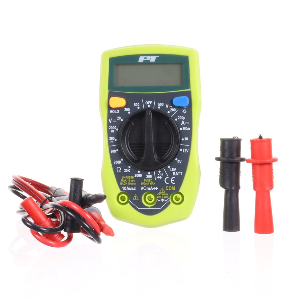 Pinetools Multimeter Performance Tool Digital Multimeter - W2969 – Workshop Tools